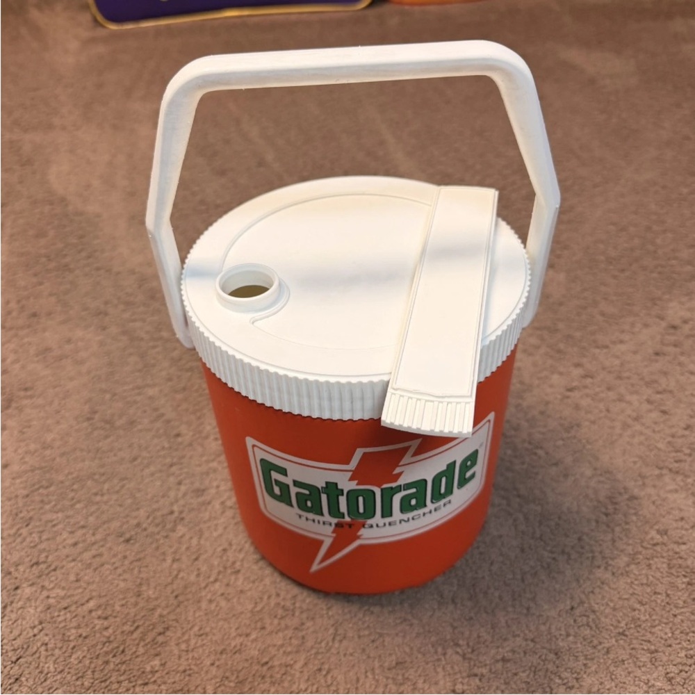 Rare! Vintage Hamilton Skotch Gatorade Cooler With A Vintage Gatorade Bottle - Picture 11 of 14